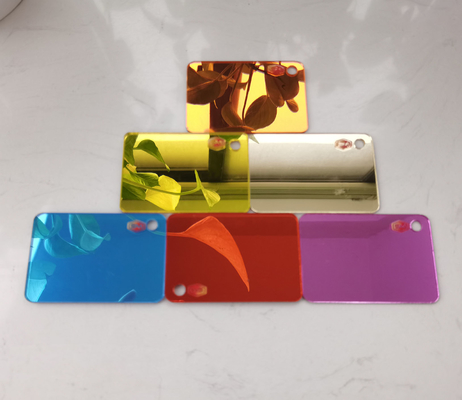 Mua Các tấm gương nhựa nhựa được xát màu sắc để hiển thị biển báo online manufacture
