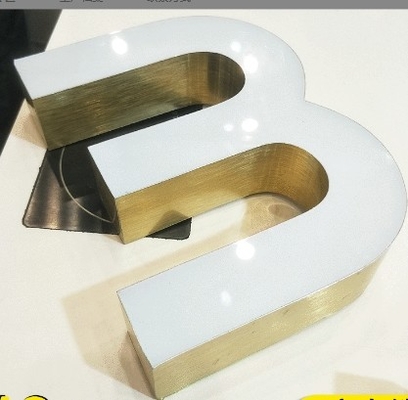 Mua Bảng quảng cáo cửa hàng ngoài trời Logo tùy chỉnh Acrylic Sign Sign Signage For Mini Letter online manufacture