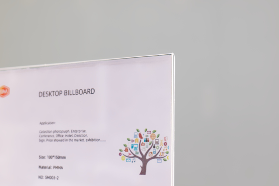 Mua Màn hình T hình dạng acrylic Clear Plexiglass Sign Holder Desktop Billboard Meeting Office Hotel online manufacture