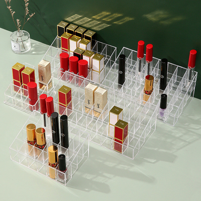 Mua Chất lượng được đảm bảo Acrylic hộp mỹ phẩm minh bạch lipstick Box lưu trữ Display Rack online manufacture