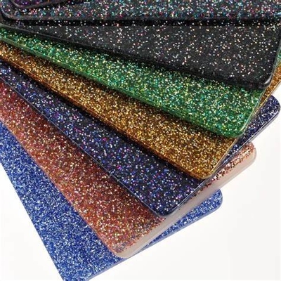 Mua Bức tường đầy màu sắc 3mm 4mm 5mm Plexiglass Glitter Acrylic Sheet với bóng đá cẩm thạch online manufacture