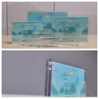 Mua Hình ảnh trong suốt mờ Magnetic Acrylic Photo Frame Poster Display Stand online manufacture
