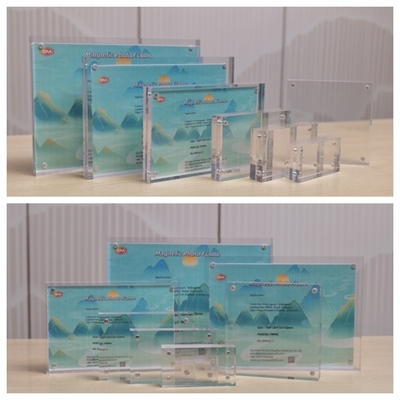 Mua Hình ảnh rõ ràng hai mặt 4X6 5X7 Khung ảnh acrylic từ tính online manufacture