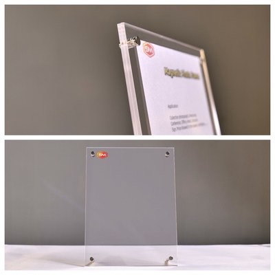 Mua Tự đứng tự do 4x6 Acrylic Photo Frame Stand cho trang trí bàn làm việc online manufacture