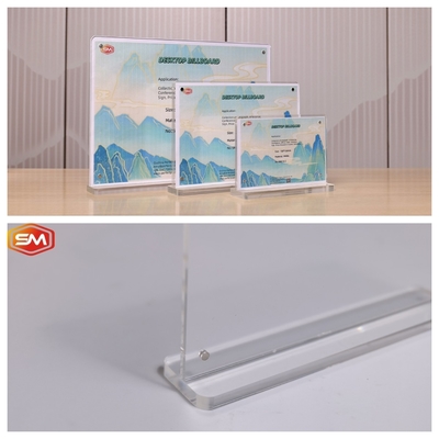 Mua Thiết kế dọc 10x15cm hình T Acrylic Sign Holder online manufacture