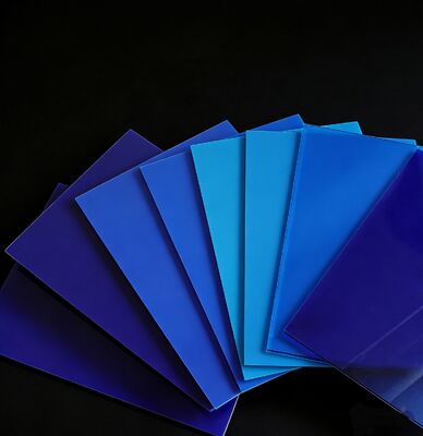 Mua Blue Acrylic Sheet 18mm UV bảo vệ bảng điều khiển cho hồ bơi rào cản online manufacture