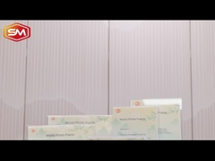 Khung ảnh acrylic với bộ sưu tập đáy gỗ