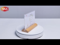 T hình dạng Acrylic dấu hiệu giữ với đáy gỗ hình tam giác