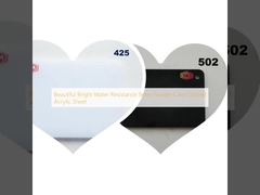 Đẹp sáng chống nước 8mm Dải Acrylic màu đúc linh hoạt