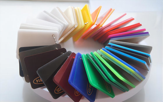 1220 * 2440mm 4x8 Bảng Acrylic màu truyền ánh sáng Acrylicos Thiết kế đồ nội thất