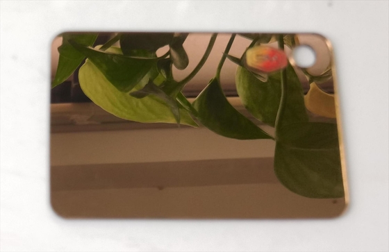 1mm 1220*1830mm vàng gương vàng tấm acrylic cho quảng cáo biển báo và thư