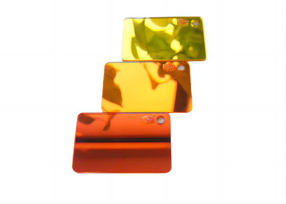 OEM bề mặt cứng Acrylicos màu Acrylic tấm gương với kích thước tùy chỉnh cho trang trí