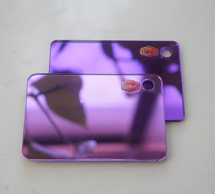 Free Sample 1.8mm Double Side Mirror Acrylic Sheet Glitter Panel Bảng gương nhựa