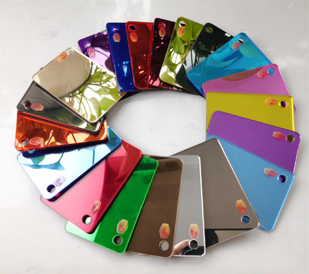 Cao phản xạ không dính vàng bạc gương Acrylic tấm chống trầy xước