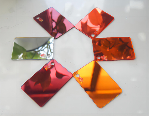 Áo dán màu dính Acrylic vàng bạc với PE phim tấm nhựa