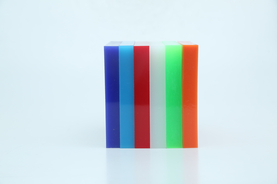 PMMA đúc các màu sắc khác nhau Acrylic tấm nhựa Plexiglass giá rẻ cho quảng cáo