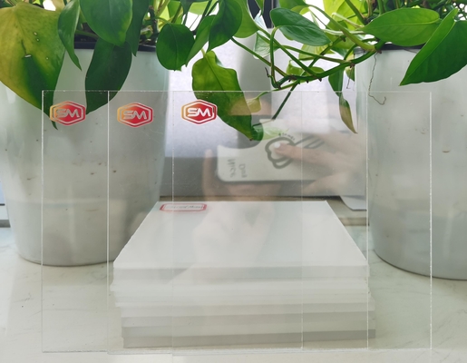 Kích thước tùy chỉnh 10mm Độ dày tấm acrylic rõ ràng Lá acrylic Acrylic chặn ánh sáng mặt trời