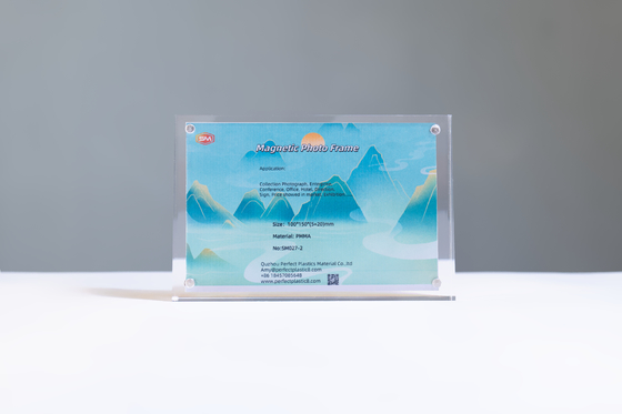 Mạnh tinh thể rõ hình vuông hình ảnh từ Acrylic khung ảnh cho văn phòng gia đình