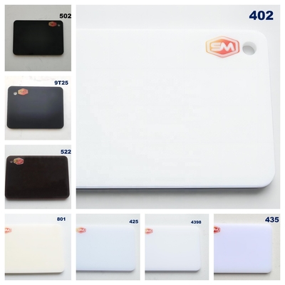 Tùy chỉnh độ dày và kích thước Acrylic Bảng nhựa màu cho các ứng dụng khác nhau