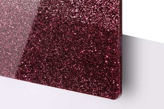 Bảng Acrylic PMMA Glitter có thể tùy chỉnh và bắt mắt cho các ứng dụng hiển thị