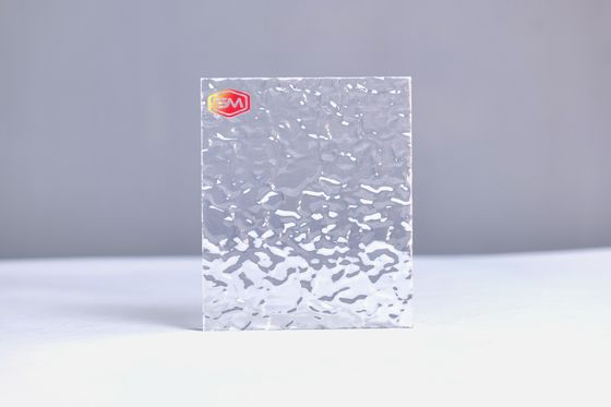 Bảng Acrylic truyền ánh sáng cao với mẫu bề mặt cho không gian sáng