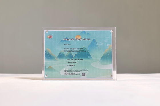Glass Photo Clear 5 X 7 Magnetic Acrylic Picture Frame Phân hình máy tính để bàn