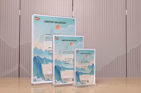 A4 HPORIZONTAL DECOKTOP T SHAPE ACRYLIC Dấu hiệu dấu hiệu