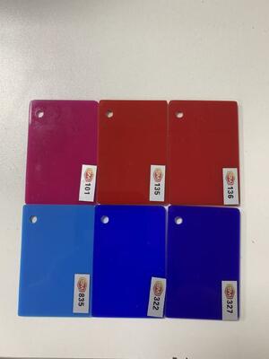 Bảng Acrylic đúc cao cấp SM với màu sắc rực rỡ và hiệu suất ổn định cho công nghiệp và trang trí