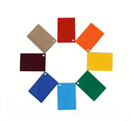 Bảng Acrylic màu 18mm chống tia UV Bảng Acrylic màu cho nơi trú ẩn trạm xe buýt