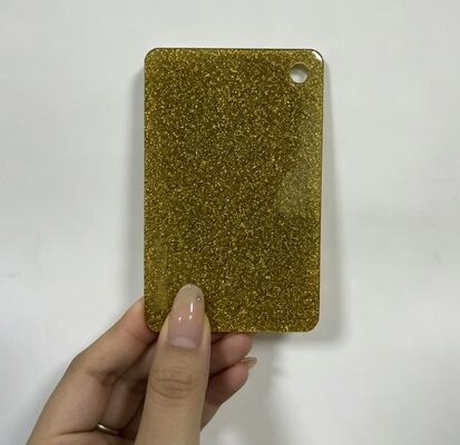 Bảng bảng tấm Acrylic 3mm màu vàng bóng chói