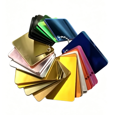 Multi Color Mirror Acrylic Sheet tiêu chuẩn 1220 × 2440mm