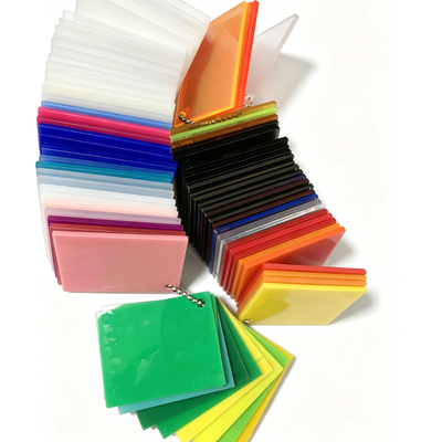 Tấm nhựa PMMA Acrylic màu chống trầy xước, chống tia UV với màu sắc tùy chỉnh cho biển báo và màn hình