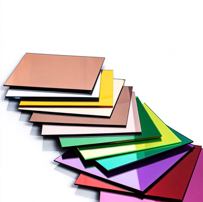 Tấm Acrylic Gương Màu Chống Trầy Xước Có Cắt Theo Yêu Cầu Cho Ốp Quầy Bar Tấm Gương PMMA